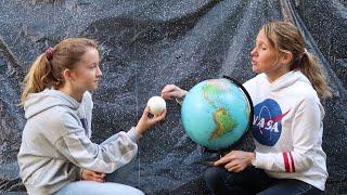 Forsche mit uns! Der Mond - Riesenlöcher und Supersportler auf dem Mond