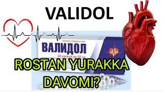 VALIDOL TABLETKASI. QACHON ICHISH KERAK? DOZASI QANDAY?  ВАЛИДОЛ ТАБЛЕТКАСИ. КАЧОН ИЧИШ КЕРАК? ДОЗА
