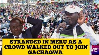 Gachagwa Storms Meru With A Massive Crowd Living Ruto With Empty Seats To Address