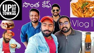 My Friend Opened His Own Café Chain | Delhi Telugu Vlog 1 | Great Food .