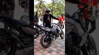 Akrapovic on Yamaha FZ very loud️ #yamaha #modified #akrapovic #exhaust #bikelover #bike