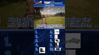 Top 10 meistverkauften Konsolen aller Zeiten! #shorts #top10 #gaming