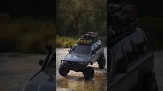 Fms Fcx18 LC80 Toyota Land Cruiser. Crawling by the river #fms #fcx18 #rcscale #rcshorts #rchobby