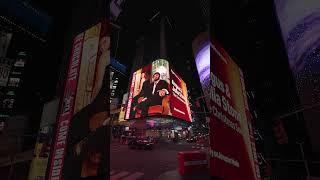 Times Square yesterday!! 'The Christmas Song' is now available to listen to on @amazonmusic x