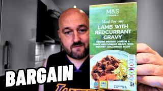 LAMB DINNER FOR ONE  - I got a bargain at Marks & Spencer