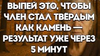 Пожилым Мужчинам — Мощный Напиток Для Сильной Эрекции и Максимальной Потенции (Всего За 5 Минут!)
