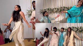 Ahaana and Friends dancing at Noorin & Fahim’s Engagement | Sindhu Krishna