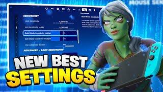 *NEW* BEST Nintendo Switch SETTINGS & Sensitivity For Fortnite Chapter 5!