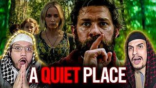 A QUIET PLACE (2018) Movie Reaction! | First Time Watch | Arab Muslim Brothers Reaction