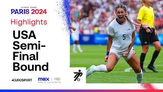 USA 1-0 Japan Women's Quarter-Final Football Highlights | Paris Olympics 2024 #Paris2024