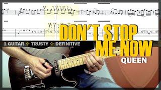 Don't Stop Me Now | Guitar Cover Tab | Solo Lesson | Live Rhythm Parts | B. Track w/ Vocals  QUEEN