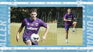 HALLER & FORNALS | FIRST TRAINING SESSION WITH WEST HAM