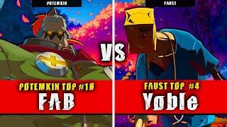 GGST | FAB (Potemkin) VS Yoble (Faust) | Guilty Gear Strive High level gameplay