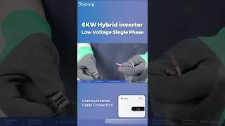 6KW Hybrid inverterLow Voltage Single Phase #deye #cesuninverter #hybridinverter