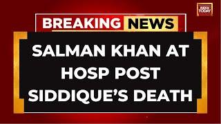 Actor Salman Khan Visits Lilavati Hospital Post Baba Siddique's Death | India Today