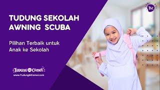 Tudung sekolah awning scuba  by TudungSiComel