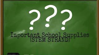 Top 5 School Supplies for STEM students