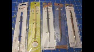 Glitched Stitchery Vlog 012: Review of Knitter's Pride and Knit Pro Interchangeable Tunisian Hooks