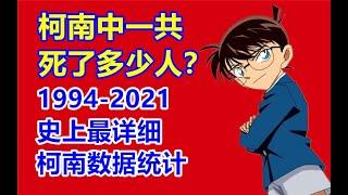 柯南中一共死了多少人？【史上最详细数据统计1994年 2021年】