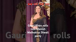 The Maharani of Mannat! Gauri Khan rolls into Manish Malhotras Diwali party