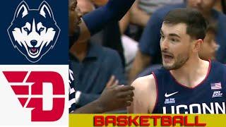 #2 UCONN vs DAYTON Basketball Game Full Highlights 2024