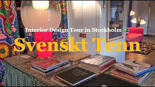 Colorful Scandinavian design in Stockholm, Swedish brand - Svenskt Tenn 