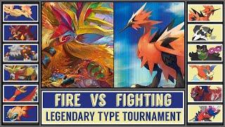 FIRE vs FIGHTING | Legendary Pokémon Type Tournament [Battle #6]