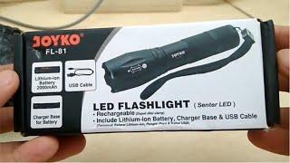 Review Senter Joyko FL-81+USB Charger Base | Senter Murah Awet | Senter Mancing