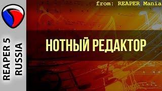 Нотный редактор - MIDI и виртуальные инструменты