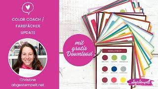 Anleitung Color Coach/Farblehrer basteln⎜Wie du schnell und einfach Farbkombis findest⎜Stampin' Up!®