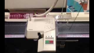 Brother Knitting Machine Electronic Kh 950i + KG 95 Garter Carriage Electroknit Knitter For Sale