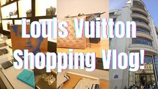 LOUIS VUITTON SHOPPING VLOG! │Shopping at Louis Vuitton Champs Elysees │ HAYA GLAMAZON IN PARIS!