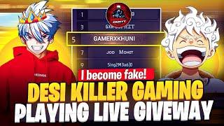 ️I CREATE FAKE @Desikiller12   AND PLAYING LIVE GIVEAWAY ROOM IN RAHUL GMR YT WINNER  #fake