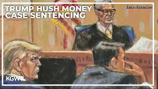 Judge rejects Trump's bid to delay Friday sentencing in his hush money case