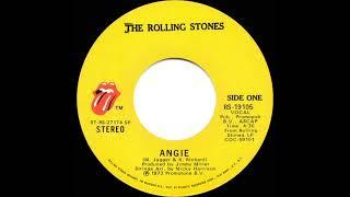 1973 HITS ARCHIVE: Angie - Rolling Stones (a #1 record--stereo 45)