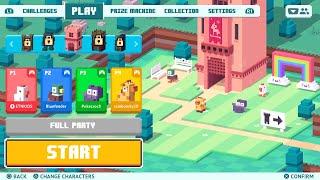 Crossy Road Castle PS5 4-Player Co-Op Gameplay