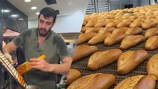 Crazy baker sells 10,000 loaves of bread a day! Amazing bread production @traditionalauthenticbakery