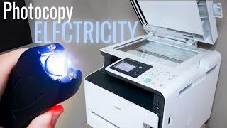 What happens if you photocopy an electric arc [interesting]