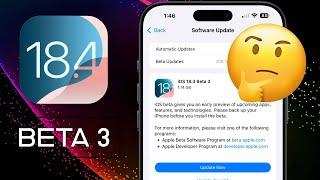 iOS 18.4 Beta 3 Is OUT- Disappointing Week For Apple