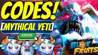  *NEW CODES* – All Working Blox Fruits [YETI] New Update Codes 2025 | Roblox Blox Fruits