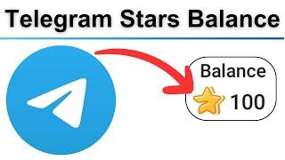 how to see telegram stars balance