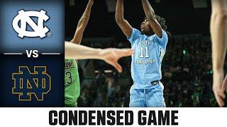 North Carolina vs. Notre Dame Condensed Game | 2024-25 ACC Men's Basketball