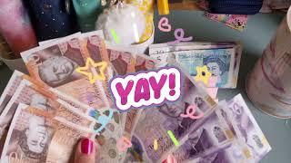 MONTHLY cash stuffing July 2024 UK cash stuffer £500+