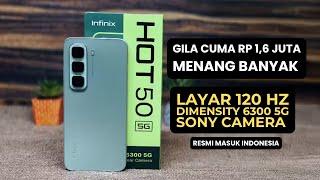 INFINIX BERULAH LAGI !! TIBA2 INFINIX HOT 50 5G MASUK RESMI KE INDONESIA