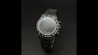 High-end Custom-made Watch Parts from ZIF REMOULD - Quartz Fiber Case, Alligator Carbon Strap, Gems