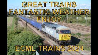 Great Trains, Fantastic Weather, Enjoy! Marholm, 11th October 2024