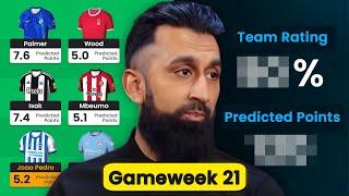 CAPTAIN BRUNO!? | FPL Salah's Gameweek 21 Team Reveal! | JOAO PEDRO INJURED? | FPL 2024/2025