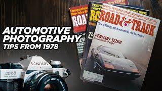 Automotive Photography Tips from 1978 - How do they stand up?