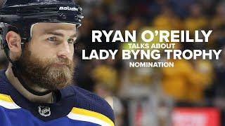 Ryan O'Reilly talks about being a finalist for Lady Byng trophy