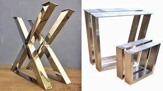 Stainless Steel Table Legs design 2021 & Stainless Steel Coffee Tables Stand | SS Dining Table Legs